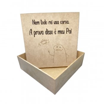 Caixa 15 X 15 X 5 Bento Nem Todo Rei