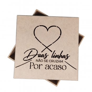 Caixa 15 X 15 X 5 Duas Linhas Nao Se Cruzam