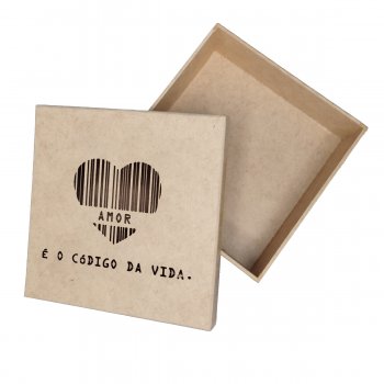 Caixa 30 X 30 X 10 - Amor E O Codigo Da Vida