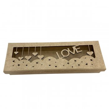 CAIXA BIS 22 X 7 X 3 VARAL LOVE
