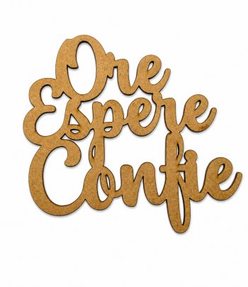 FRASE ORE ESPERE CONFIE 16X15CM