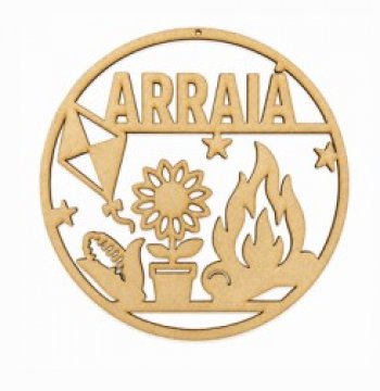 Mandala Arraiá 26 cm