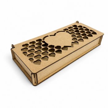 CAIXA ARTICULADA CORAÇÕES 22 X 10 X 3