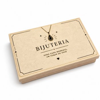 CAIXA DE BIJUTERIA COLAR PARA CADA MOMENTO 30 X 20 X 5