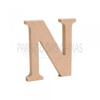 Letra N 12 cm
